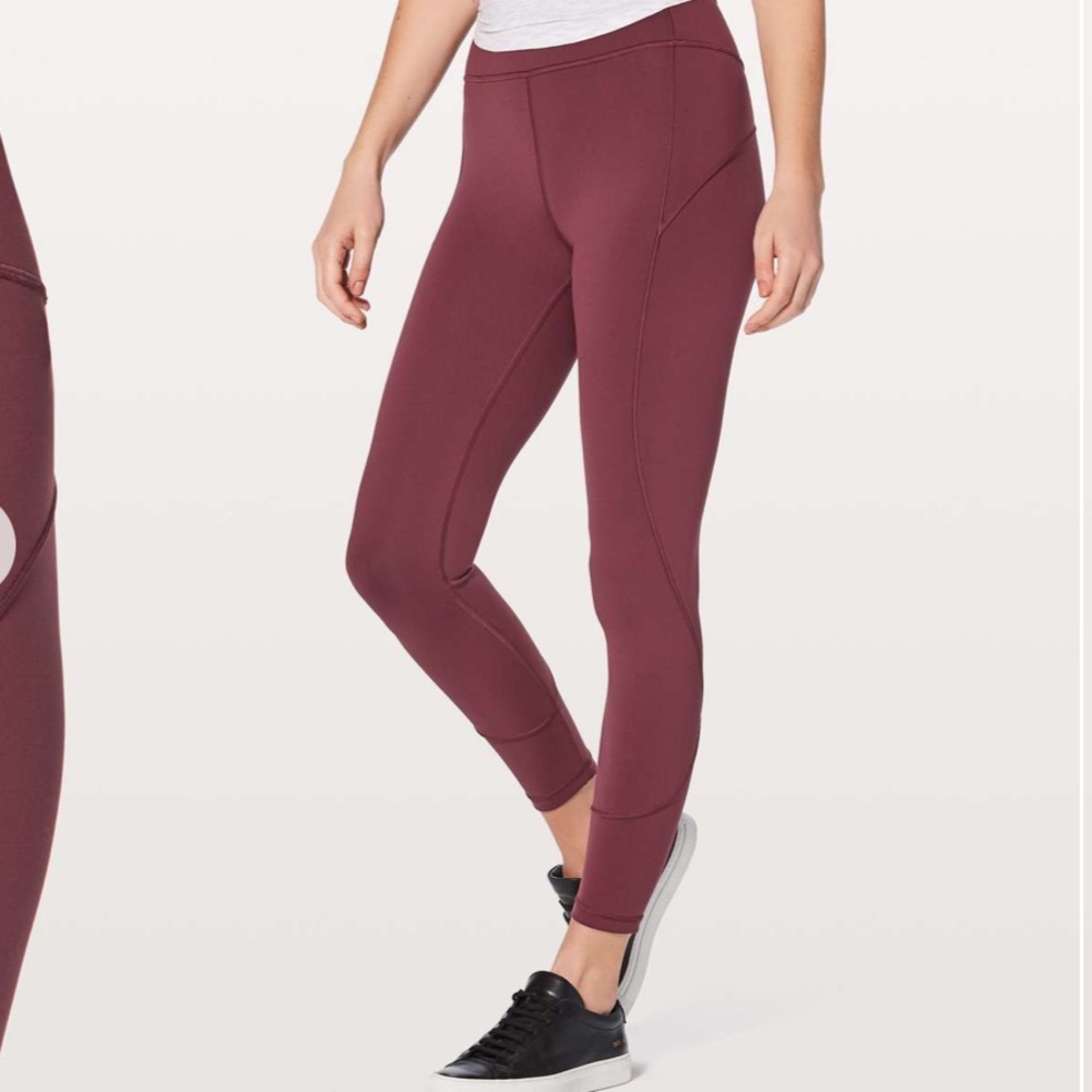Lululemon In Movement 7/8 tights everluxe 25” size 2